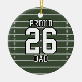 Ornamento De Cerâmica Game Day Football