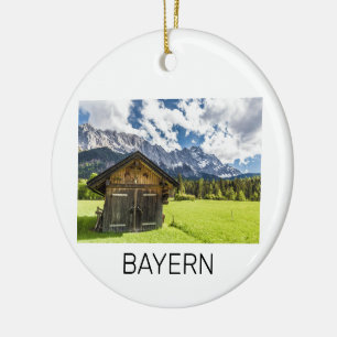Ornamento De Cerâmica Garmisch Partenkirchen Bavaria Alpes Panorama
