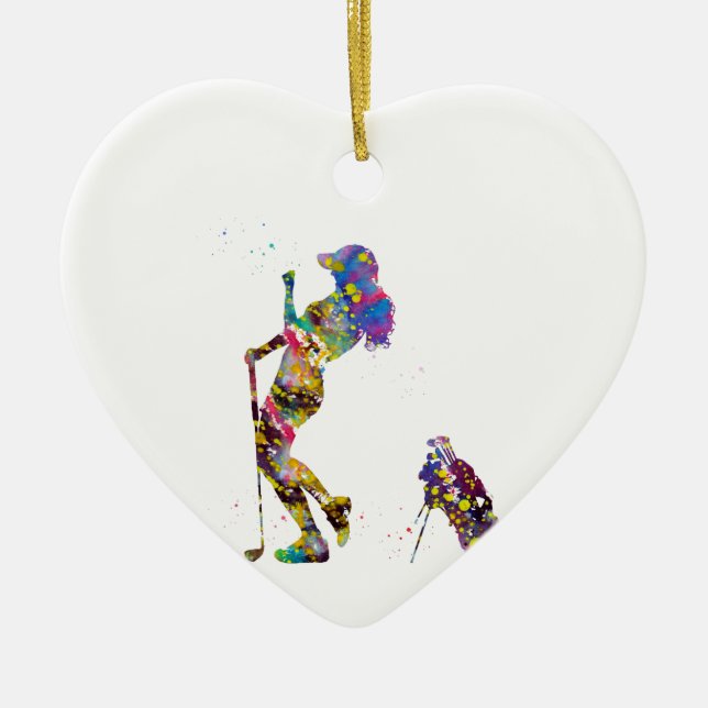 Ornamento De Cerâmica Garota (Frente)