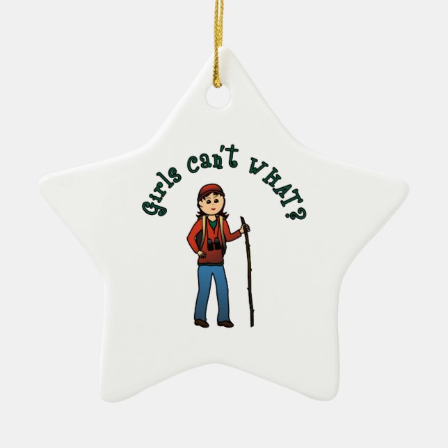 Ornamento De Cerâmica Garota (Frente)