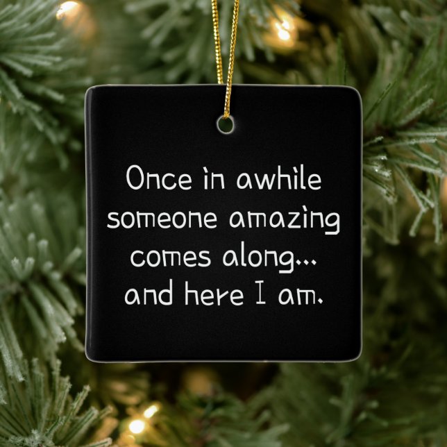 Ornamento De Cerâmica Garota engraçada (Árvore)