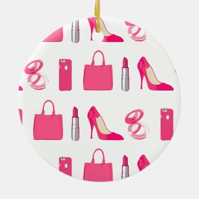 Ornamento De Cerâmica Garotas design (Traseira)