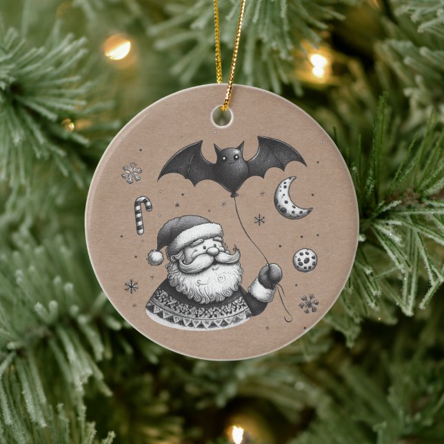 Ornamento De Cerâmica Garras de Papai Noel (Árvore)