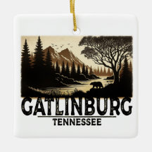 Gatlinburg Tennessee Vintage Montanhas do Enfumaça