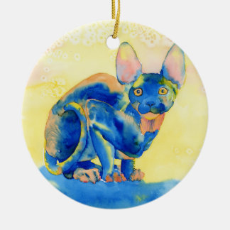 Ornamento De Cerâmica Gato #1 de Sphynx