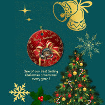 Gato de Natal em Estilo Vintage