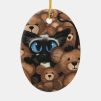 Gato Siamês Abraço de Urso de Teddy por BiHrLe