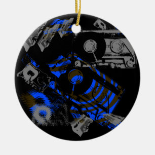 Ornamento De Cerâmica Gaveta de música do DJ