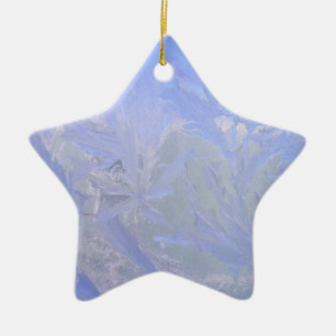Ornamento De Cerâmica Gelo azul