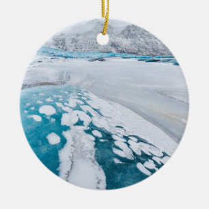 Ornamento De Cerâmica Gelo de glaciar congelado, Islândia