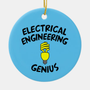 Ornamento De Cerâmica Genius de Engenharia Elétrica