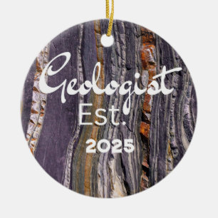 Ornamento De Cerâmica Geólogo
