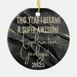 Ornamento De Cerâmica Geólogo