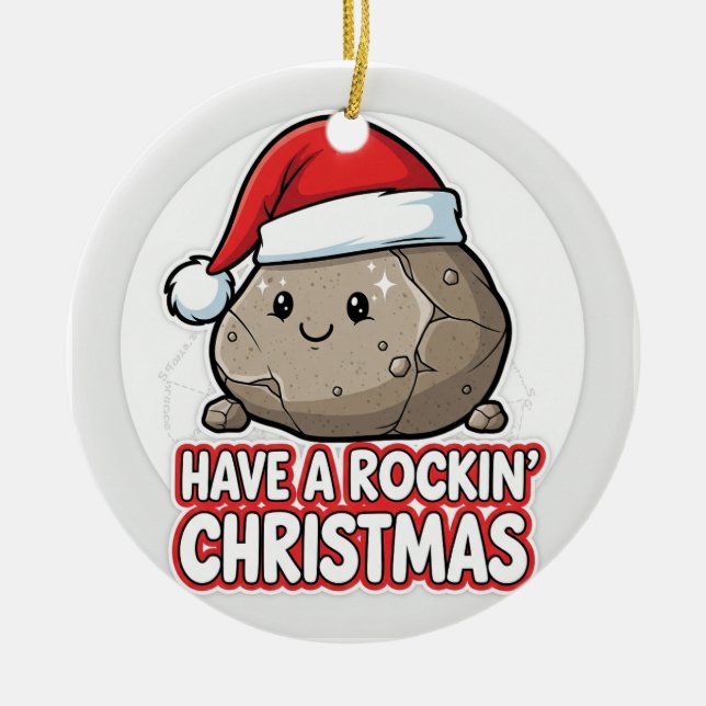 Ornamento De Cerâmica Geólogo engraçado (Frente)