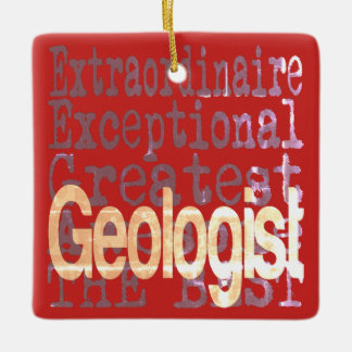 Ornamento De Cerâmica Geólogo Extraordinário