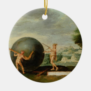 Ornamento De Cerâmica Geometria