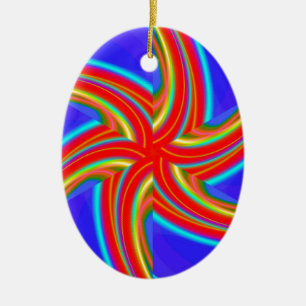 Ornamento De Cerâmica Geométrico 160614 (04)