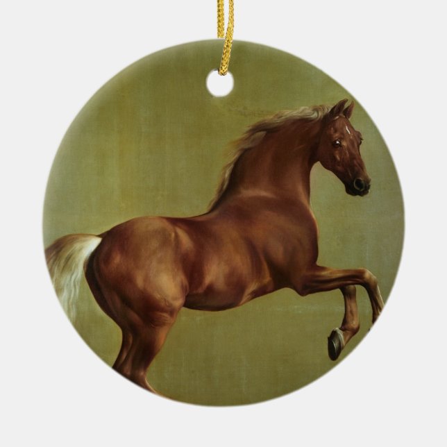 Ornamento De Cerâmica George Stubbs | Whistlejacket, 1762 (Frente)