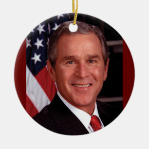 Ornamento De Cerâmica George W. Bush