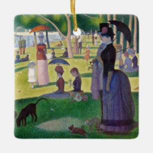 Ornamento De Cerâmica Georges Seurat - Domingo em La Grande Jatte