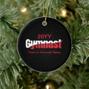 Ornamento De Cerâmica Ginástica - Abstrato de ginástica - Arte de Palavr