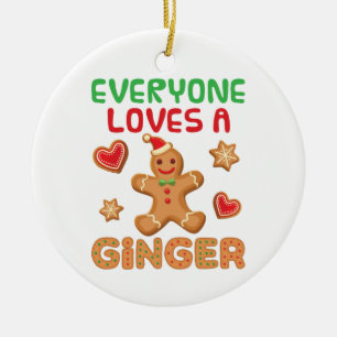 Ornamento De Cerâmica Gingerpão — Todo mundo ama um gengibre
