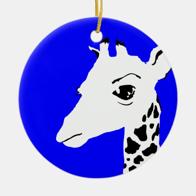 Ornamento De Cerâmica girafa (Frente)