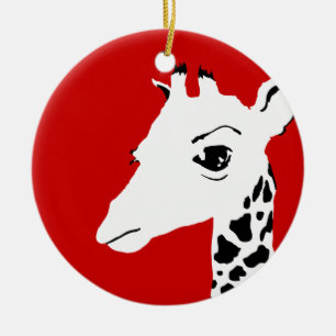 Ornamento De Cerâmica girafa