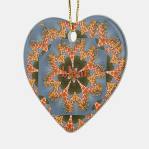 Ornamento De Cerâmica Giraffe Abstrato Art Impressão