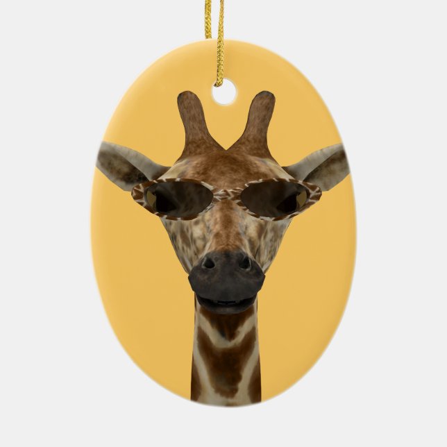 Ornamento De Cerâmica Giraffe Incognito (Verso)