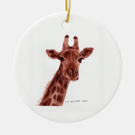 Ornamento De Cerâmica giraffe ornament