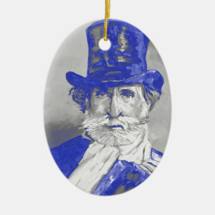 Ornamento De Cerâmica Giuseppe Verdi