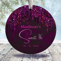 Glitter 16 Vermelho-Cor-de-rosa-claro