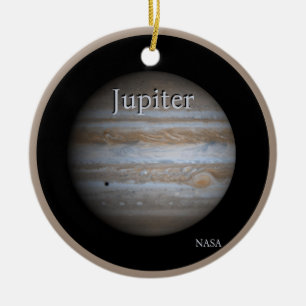 Ornamento De Cerâmica Globo de Alta Resolução de Júpiter