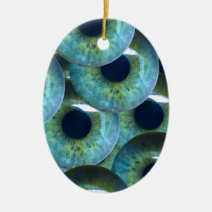 Ornamento De Cerâmica globo ocular assustador