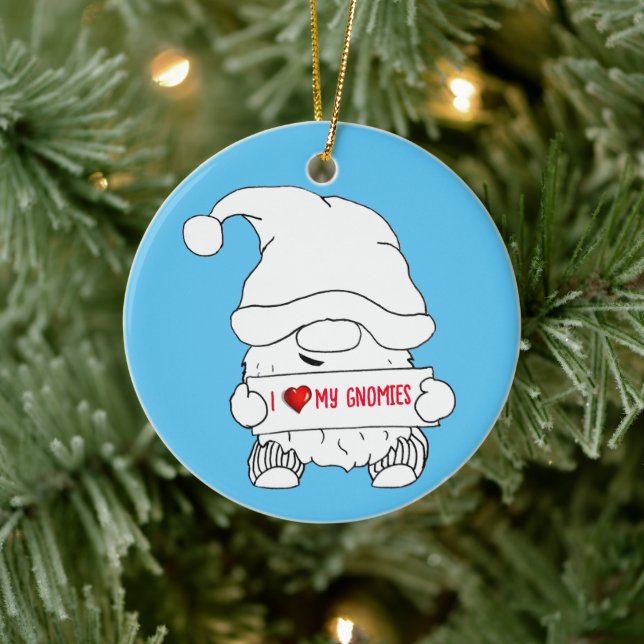 Ornamento De Cerâmica Gnomo Christmas (Árvore)