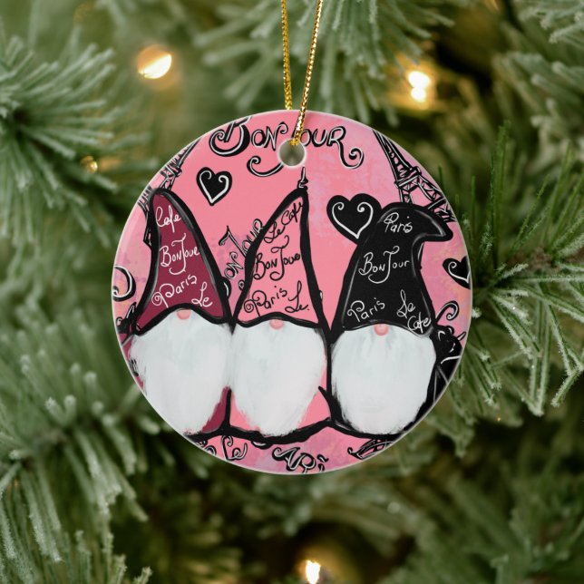 ORNAMENTO DE CERÂMICA  GNOMOS          (Árvore)