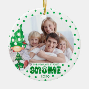 Ornamento De Cerâmica Gnomos O ANO EM QUE FICAMOS EM CASA Foto Ponto Ver