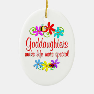 Ornamento De Cerâmica Goddaughter especial