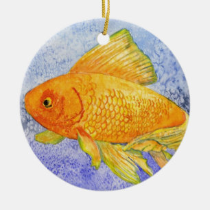 Ornamento De Cerâmica Goldie