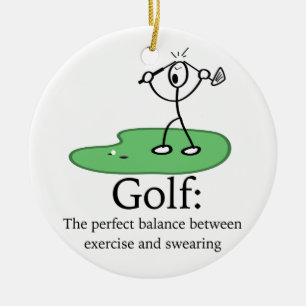 Ornamento De Cerâmica Golfe: O equilíbrio perfeito