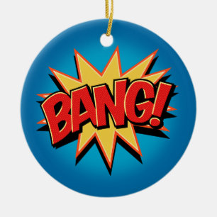 Ornamento De Cerâmica Golpe!