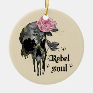 Ornamento De Cerâmica Gótico Alma de Rebel