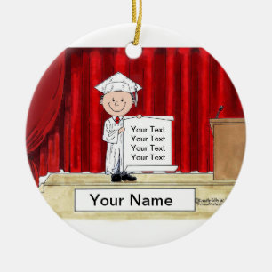 Ornamento De Cerâmica Graduação - Masculino