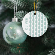 Gráfico da árvore de Natal azul-aqua geométrica mo
