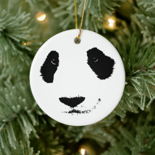 Ornamento De Cerâmica Gráfico de Design para Adultos de Gráfico de Panda
