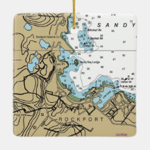 Gráfico náutico do Rockport MÃE