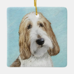 Ornamento De Cerâmica Grand Basset Griffon Vendeen - Arte Cão Original