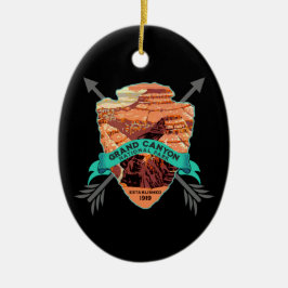 ORNAMENTO DE CERÂMICA GRAND CANYON NATIONAL PARK COLLECY HOLIDAY