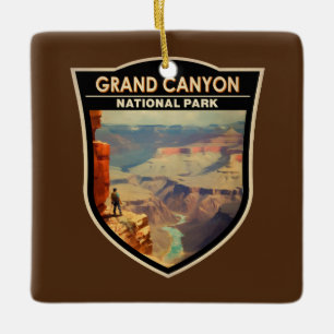 Ornamento De Cerâmica Grand Canyon National Park Oil Painting Viagem